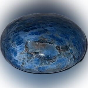 💎 Vibrant Blue Apatite Gemstone Egg — PALM STONE — BEAUTIFUL Natural Crystal